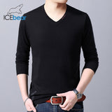 ICEbear Spring 2020 New Men's Sweater Fashion Round Neck Sweater Brand Clothing 1901