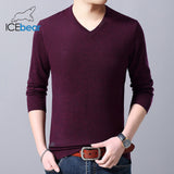 ICEbear Spring 2020 New Men's Sweater Fashion Round Neck Sweater Brand Clothing 1901