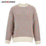 JackJones Men's Autumn&Winter Loose Fit Woven Round Neckline Knit Sweater Style| 219424517