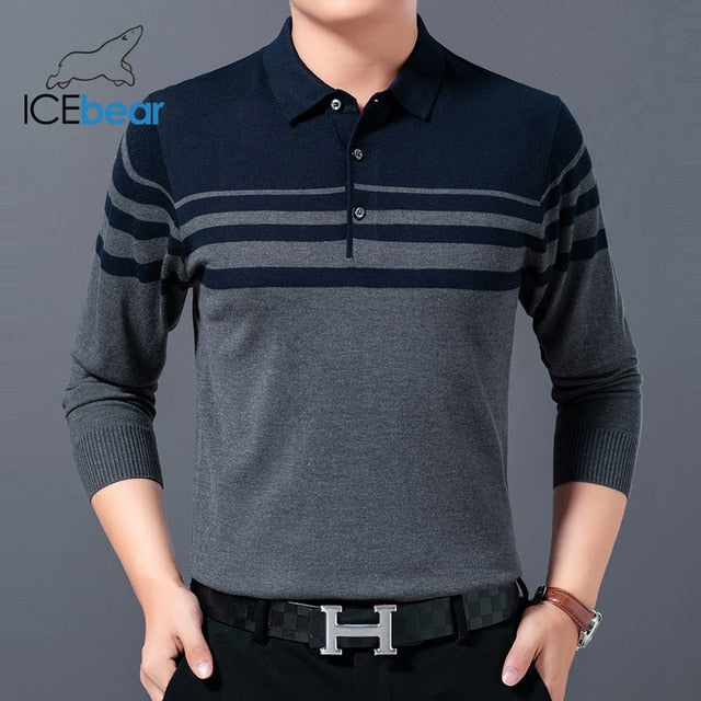 ICEbear spring 2020 new men's sweater casual round neck sweater brand clothing 1908
