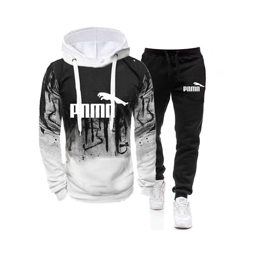 Chándal informal para Hombre, conjunto de 2 piezas, sudaderas con capucha, Ropa de primavera para Hombre, Jersey, sudaderas con capucha, pantalones, traje, Ropa para Hombre de talla grande