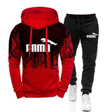 Chándal informal para Hombre, conjunto de 2 piezas, sudaderas con capucha, Ropa de primavera para Hombre, Jersey, sudaderas con capucha, pantalones, traje, Ropa para Hombre de talla grande