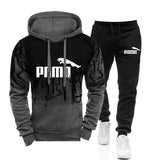 Chándal informal para Hombre, conjunto de 2 piezas, sudaderas con capucha, Ropa de primavera para Hombre, Jersey, sudaderas con capucha, pantalones, traje, Ropa para Hombre de talla grande